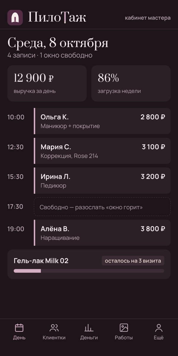 Кабинет мастера